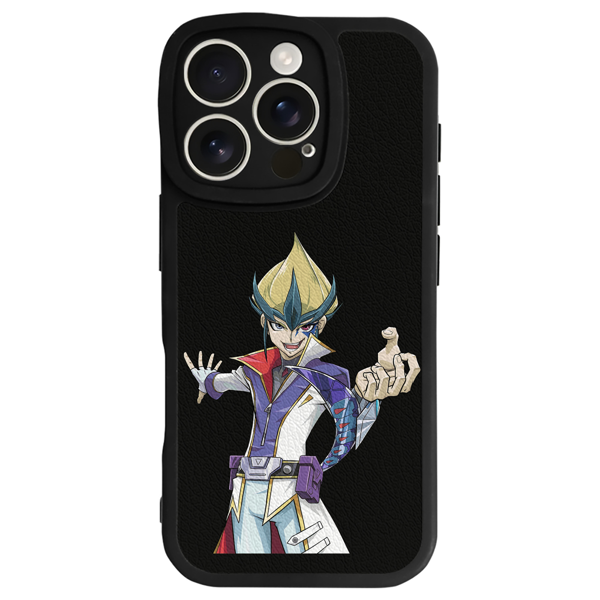 遊☆戯☆王 Yu-Gi-Oh! 【iPhone 16シリーズ対応】シリコンスマホケース（レザー調） 材質：シリコン